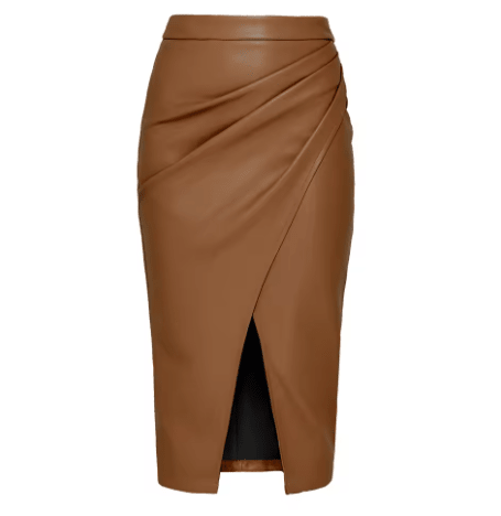 Jupe Longue Similicuir Vintage - Louise Vintage