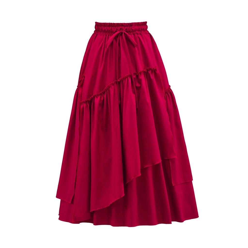 Jupe Longue Taille Haute Vintage - Louise Vintage