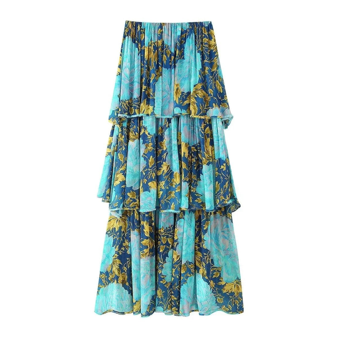 Jupe Longue Vintage Plissée Hippie - Louise Vintage
