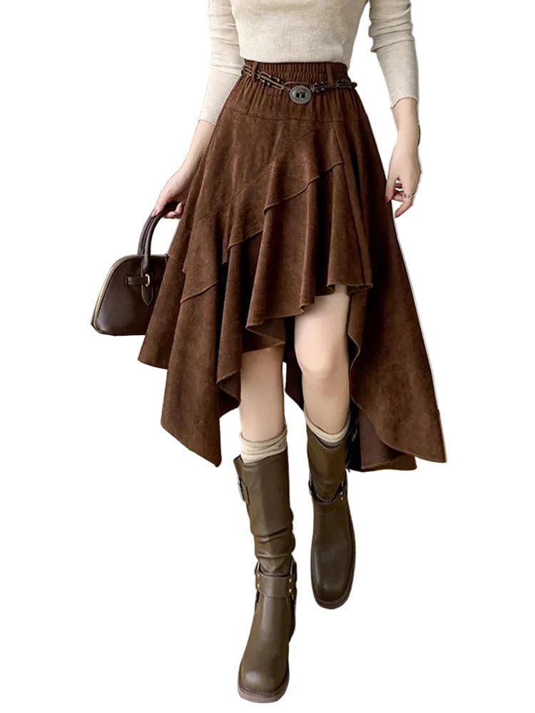 Jupe Longue Vintage Plissée Woodstock - Louise Vintage