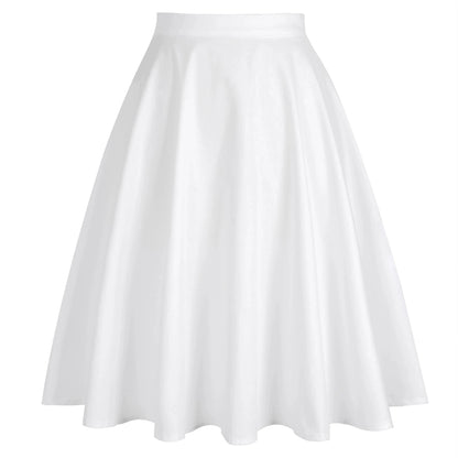 Jupe Midi Vintage Blanche - Louise Vintage