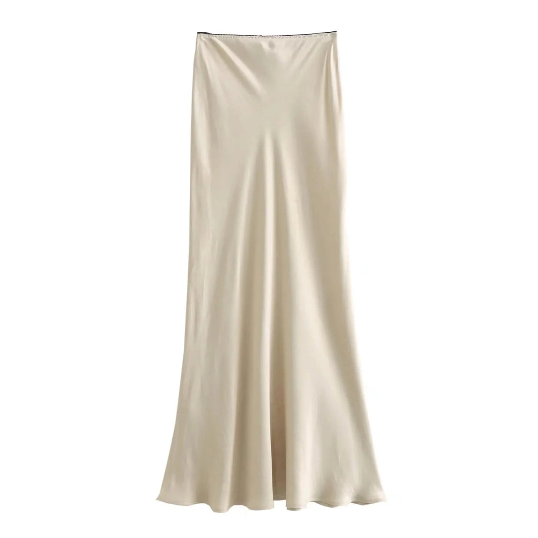 Jupe Midi Vintage Femme Beige - Louise Vintage
