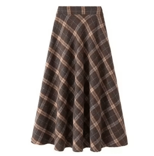 Jupe Plissée Vintage Plaid - Louise Vintage