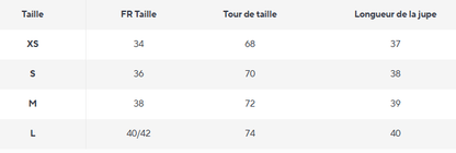 Jupe Vintage à Pois Couleur Beige - Louise Vintage