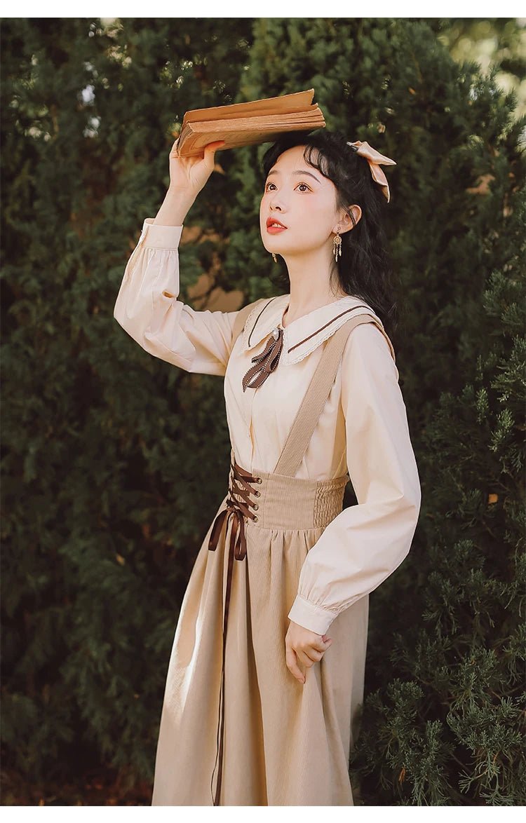 Jupe Vintage Bretelles - Louise Vintage