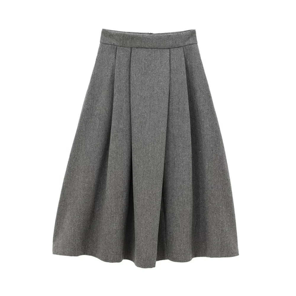 Jupe Vintage Gris - Louise Vintage