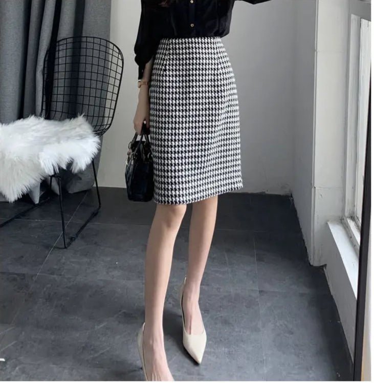 Jupe Vintage Petits Carreaux - Louise Vintage