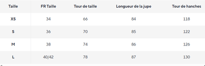 Jupe Vintage Taille Haute Blanc - Louise Vintage