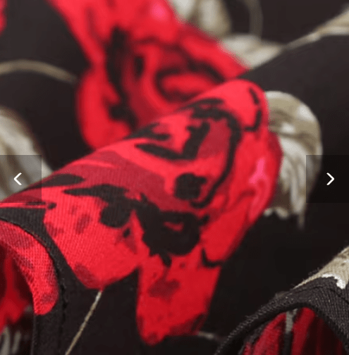 Jupe Vintage Trapèze Fleurs - Louise Vintage