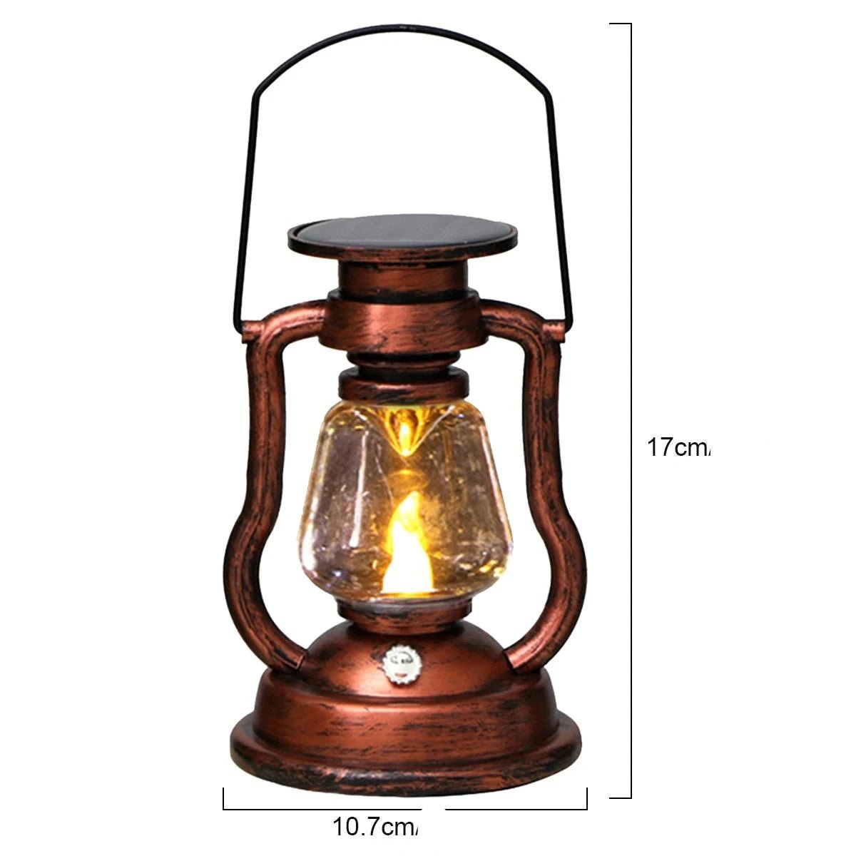 Lampe a Huile Vintage Bronze - Louise Vintage