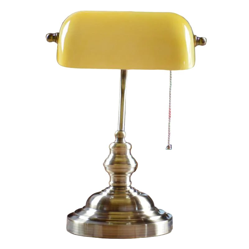 Lampe Banquier Vintage Rouge - Louise Vintage