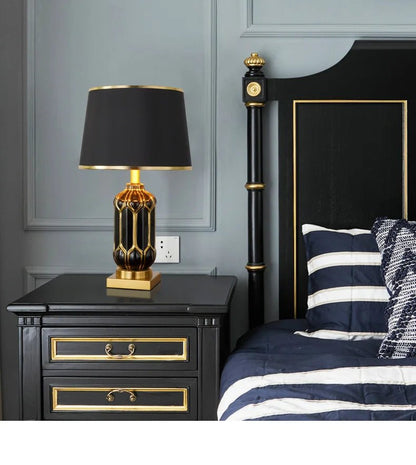 Lampe Chevet Vintage Bleu - Louise Vintage