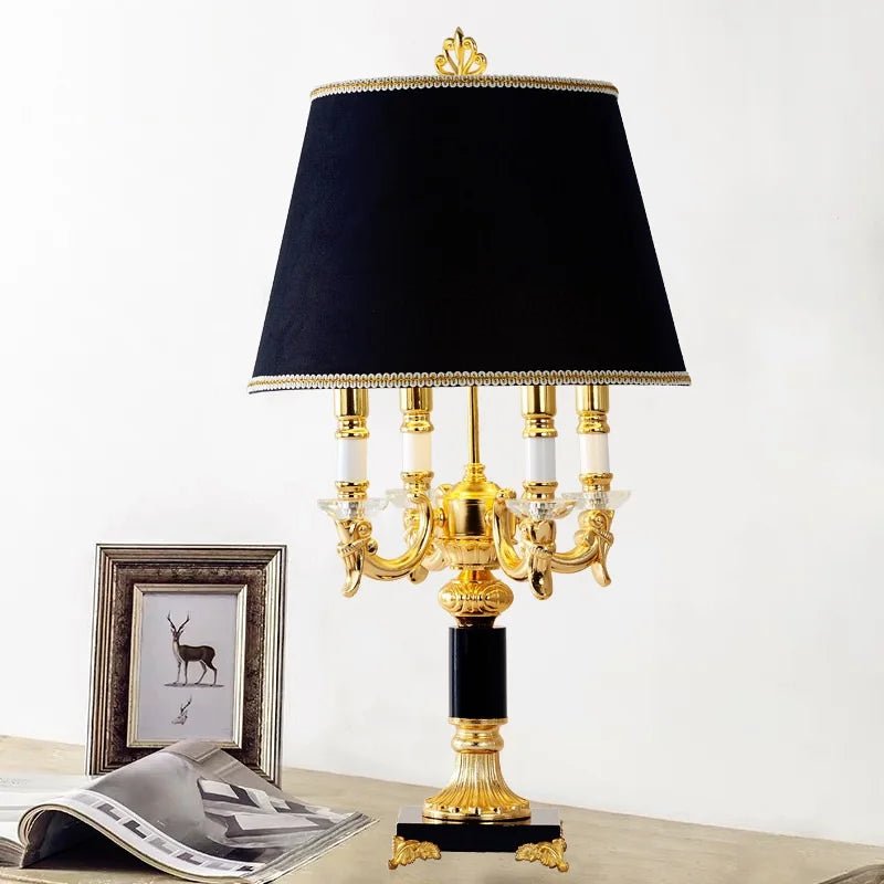 Lampe de Bureau Vintage Noire - Louise Vintage