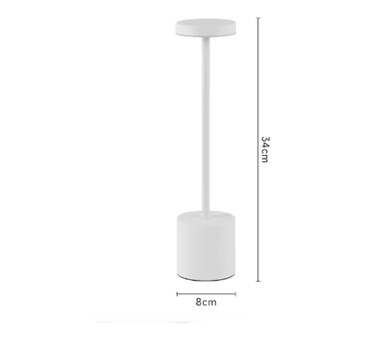 Lampe Industrielle Vintage Blanc Aluminium - Louise Vintage