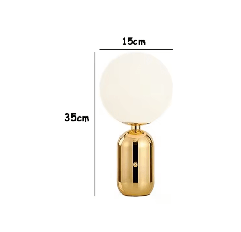 Lampe Industrielle Vintage Or - Louise Vintage