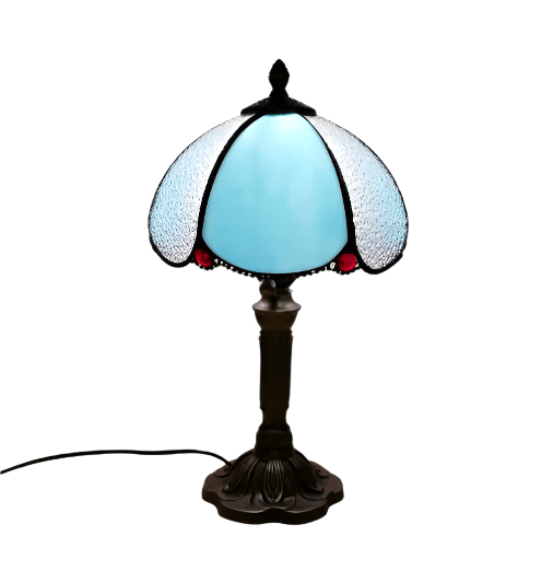 Lampe Tiffany Vintage Bleu - Louise Vintage
