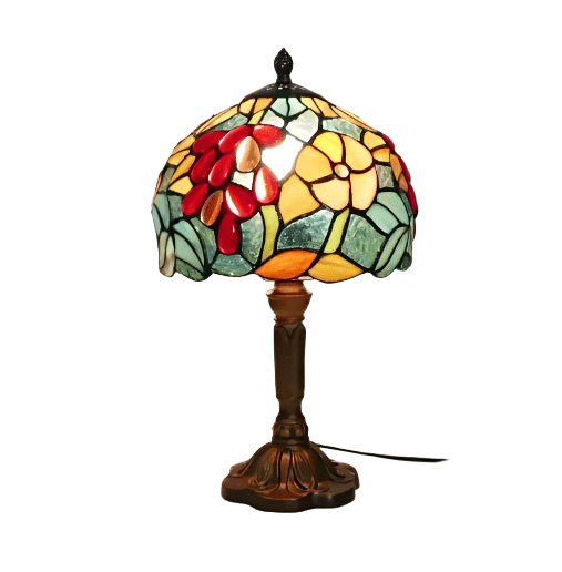 Lampe Tiffany Vintage Gris - Louise Vintage