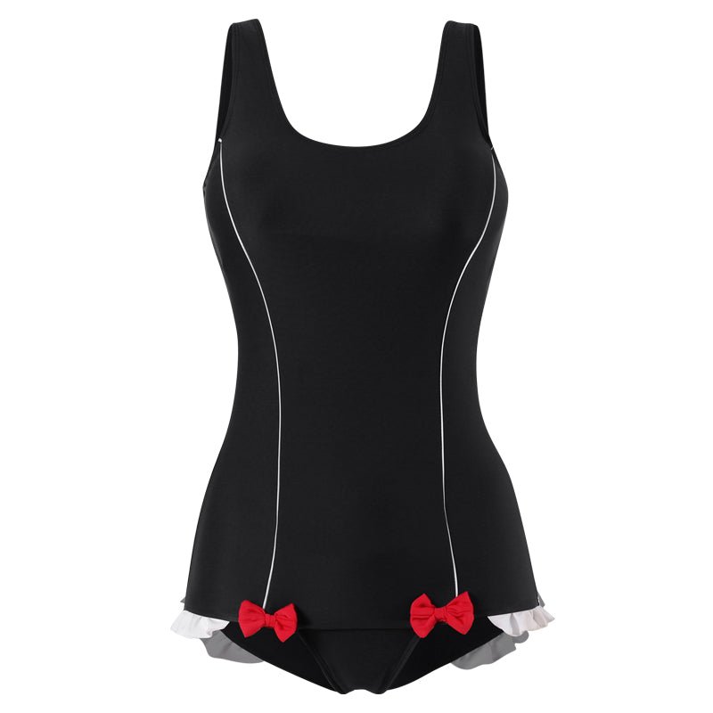 Maillot de Bain 1 Pièce Femme Vintage Noir - Louise Vintage