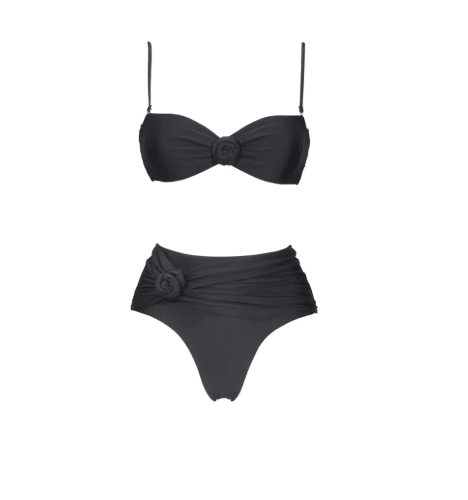 Maillot de Bain Pin Up Vintage Noir - Louise Vintage