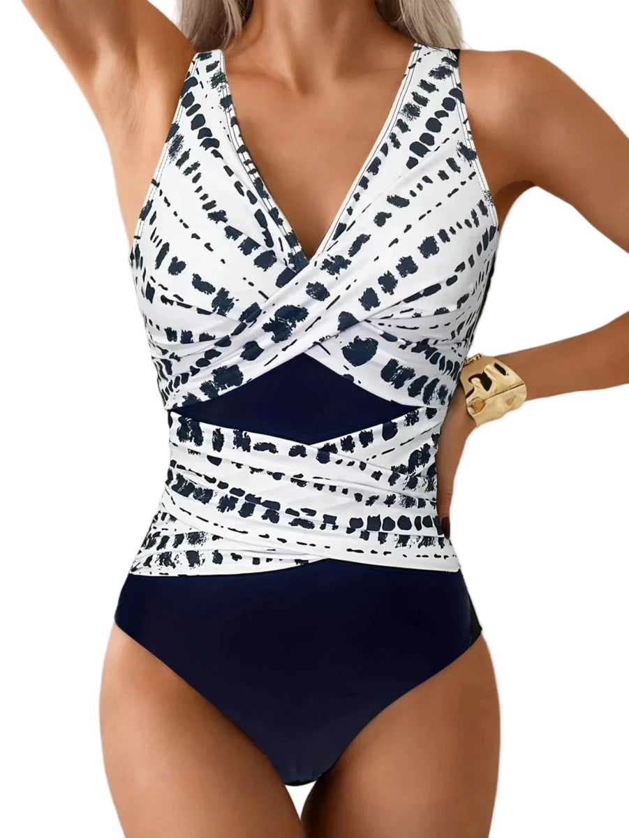 Maillot de Bain Rétro bleu - Louise Vintage