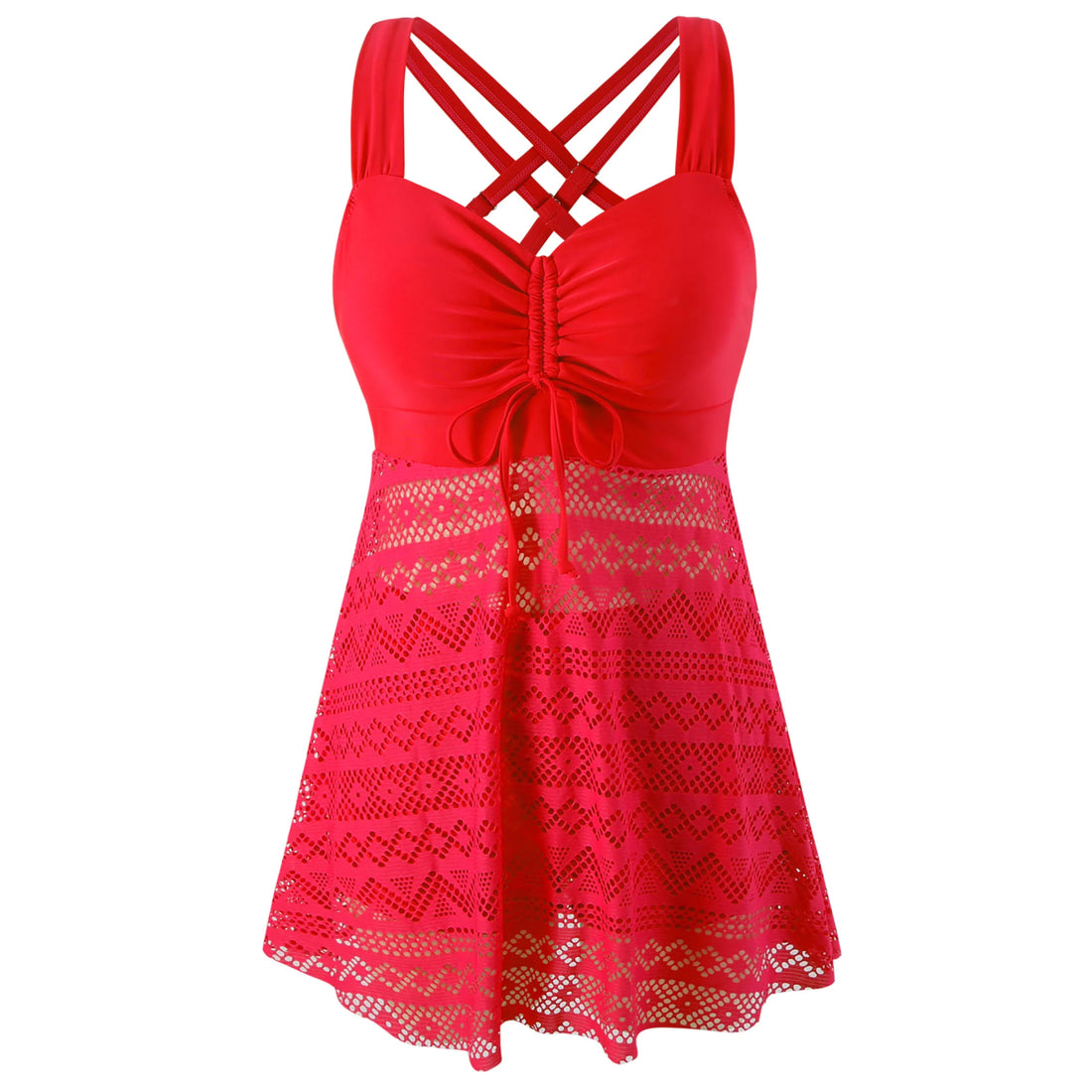 Maillot de Bain Sexy 1 Piece Vintage Rouge - Louise Vintage