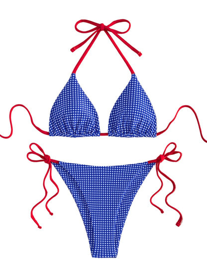 Maillot de Bain Vintage Bleu pois - Louise Vintage