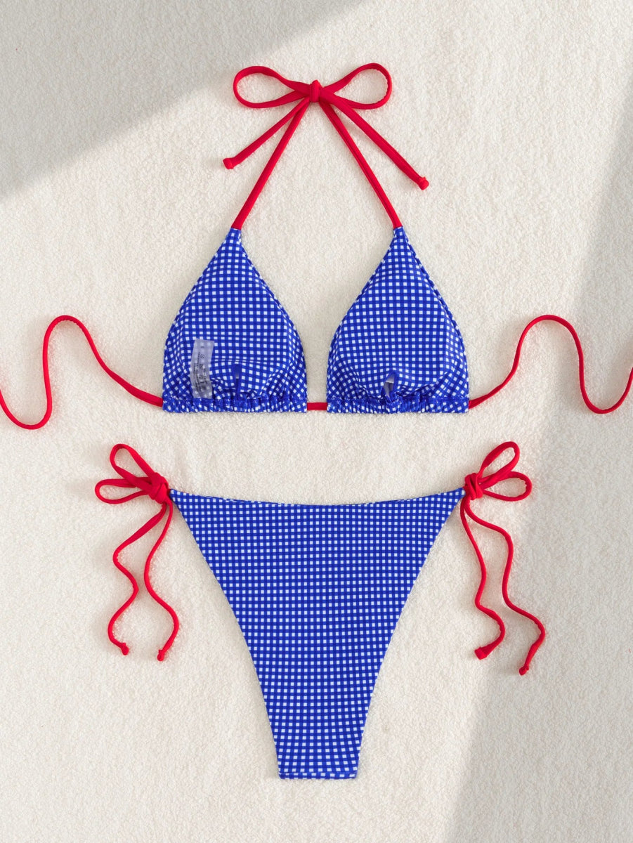 Maillot de Bain Vintage Bleu pois - Louise Vintage