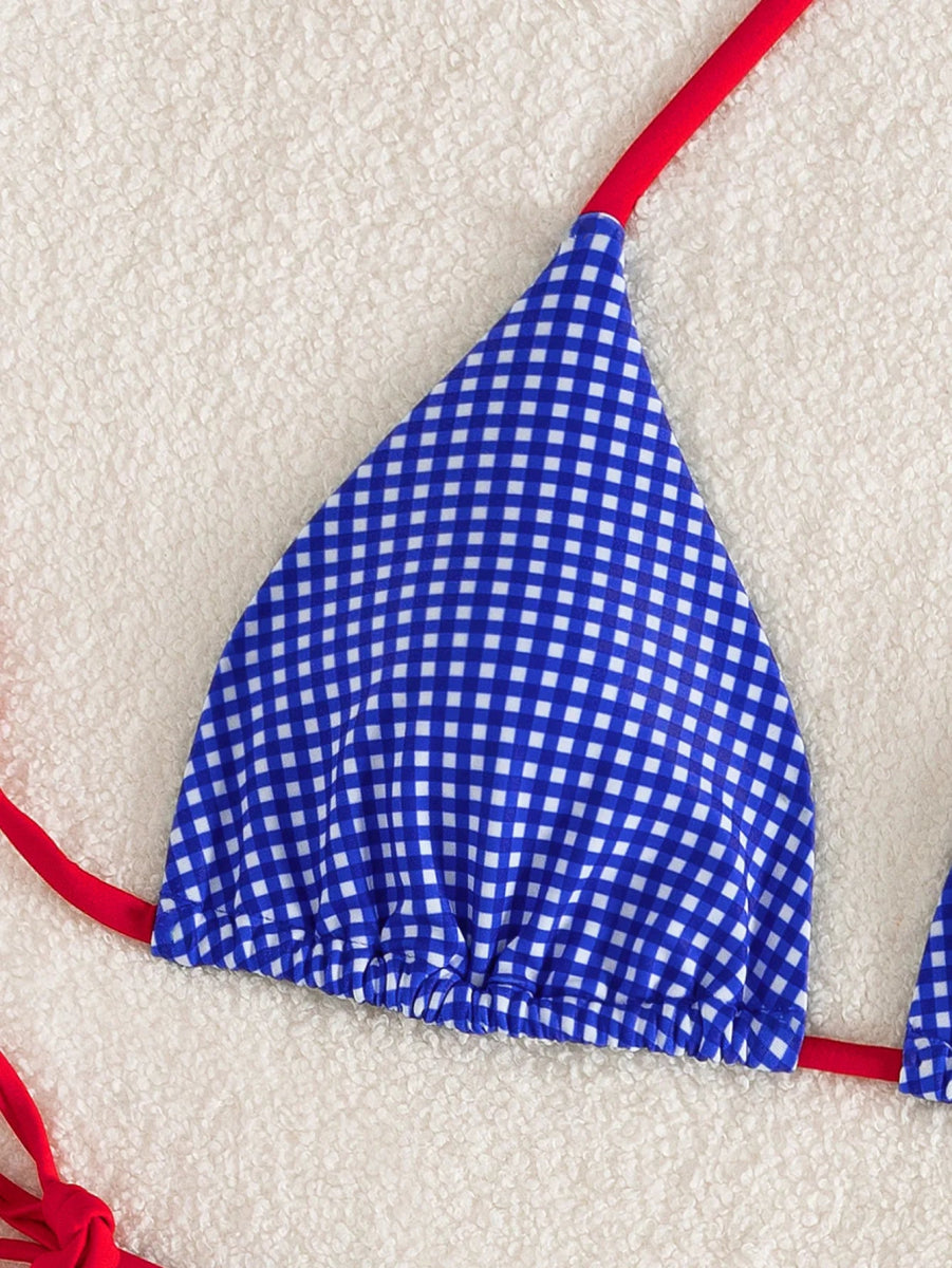 Maillot de Bain Vintage Bleu pois - Louise Vintage