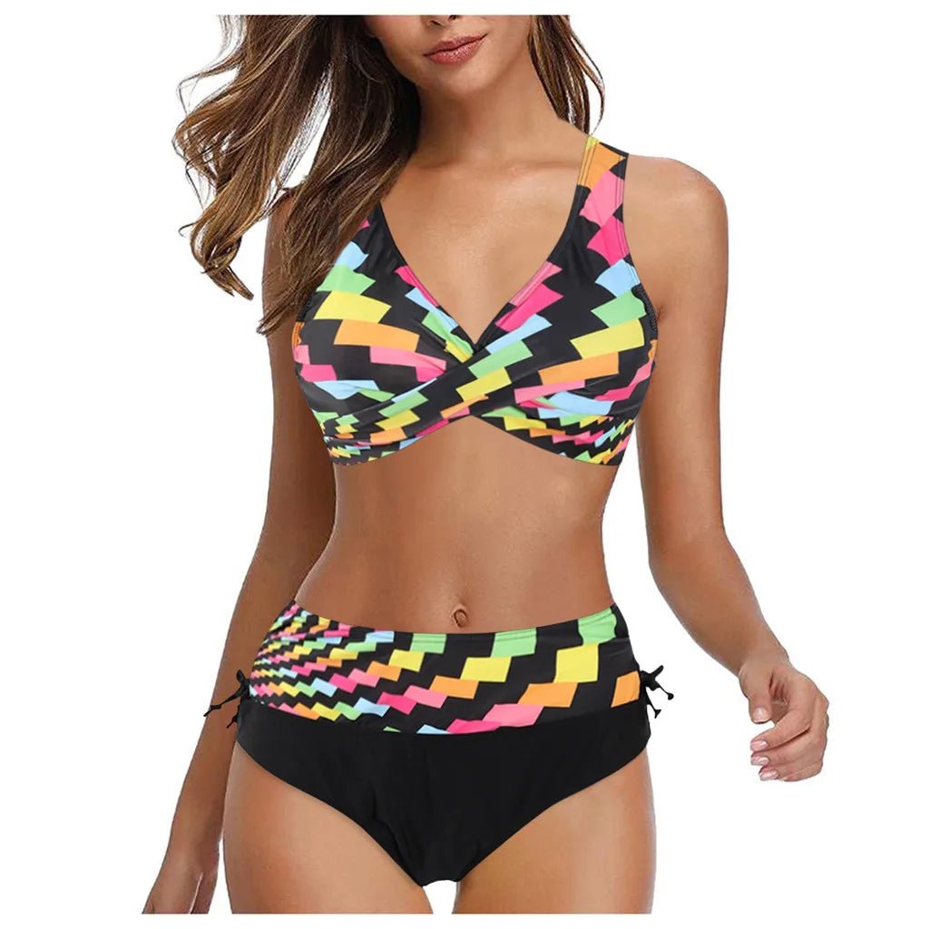 Maillot de Bain Vintage Jupe Ananas 2 Pièces - Louise Vintage