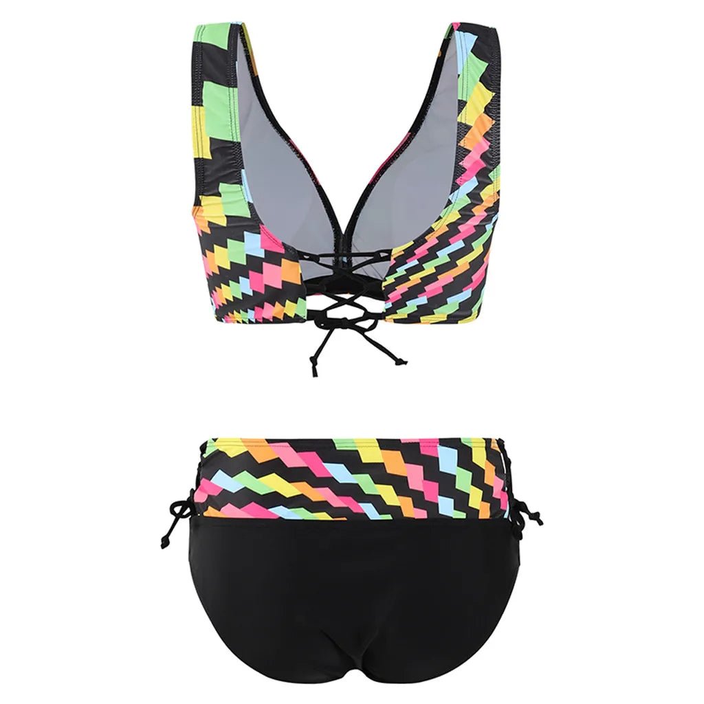 Maillot de Bain Vintage Jupe Ananas 2 Pièces - Louise Vintage