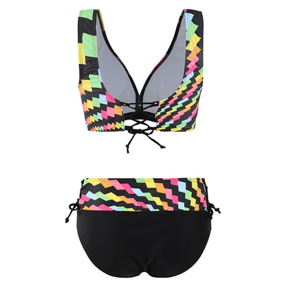 Maillot de Bain Vintage Jupe Ananas 2 Pièces - Louise Vintage