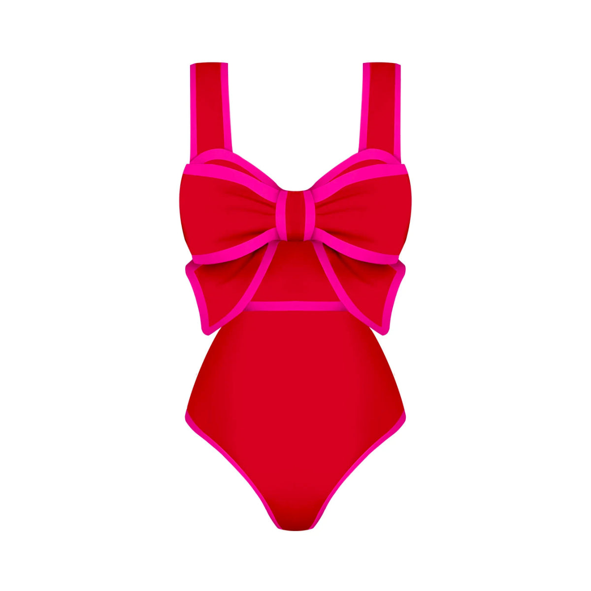 Maillot de Bain Vintage Push Up Pois Rouge - Louise Vintage