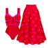 Maillot de Bain Vintage Push Up Pois Rouge - Louise Vintage