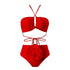 Maillot de Bain Vintage Rouge à Lacets - Louise Vintage