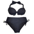 Maillot de Bain Vintage Volant Noir et Blanc - Louise Vintage