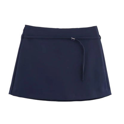 Mini Jupe Vintage Marine - Louise Vintage