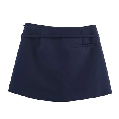 Mini Jupe Vintage Marine - Louise Vintage