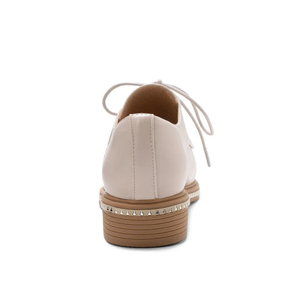 Mocassins Vintage Femme Ivoire - Louise Vintage