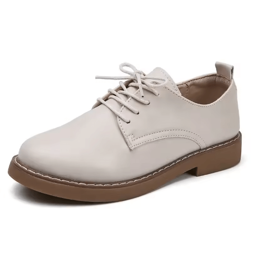 Mocassins Vintage Femme Ivoire - Louise Vintage