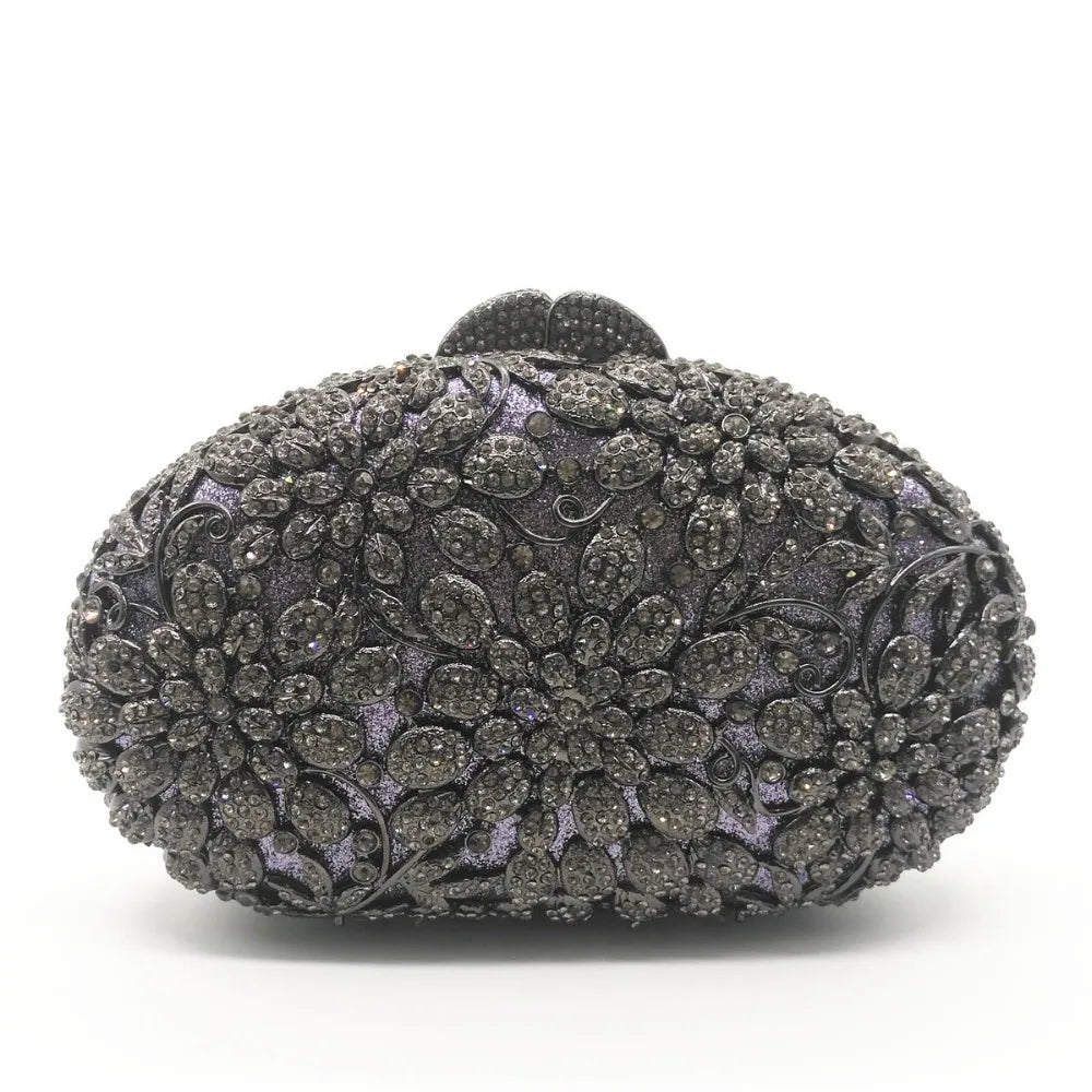 Petit Sac à Main Vintage Perles Noir - Louise Vintage