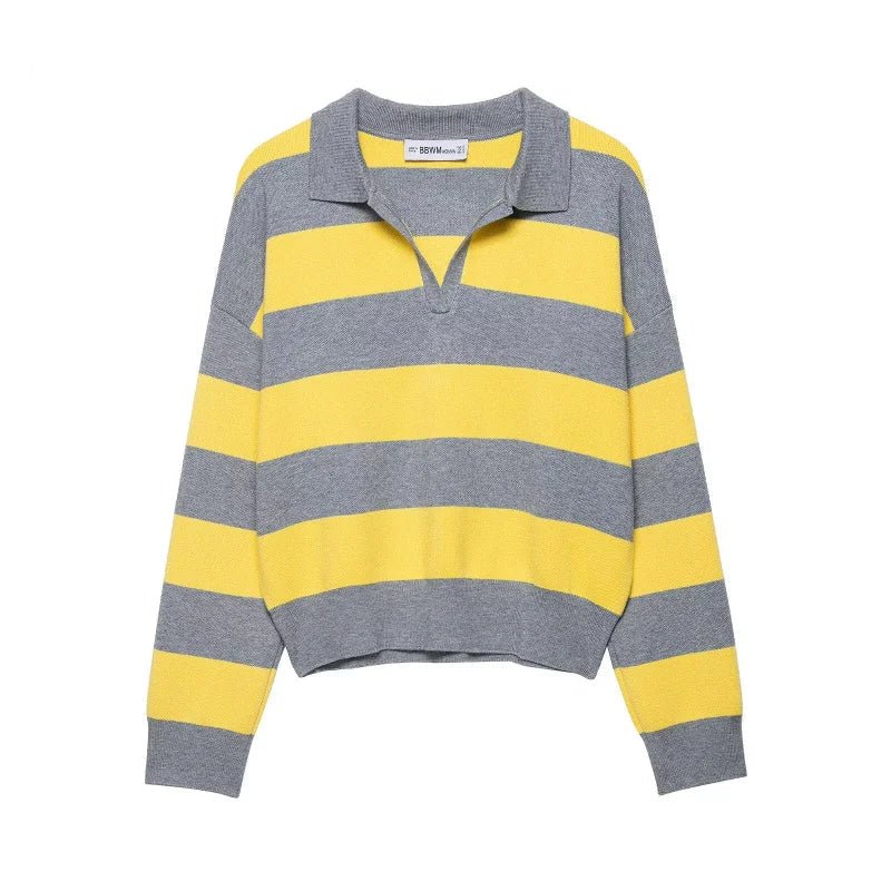 Pull Chic Vintage Rayé - Louise Vintage
