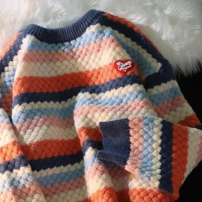 Pull en Laine Rayé Vintage - Louise Vintage