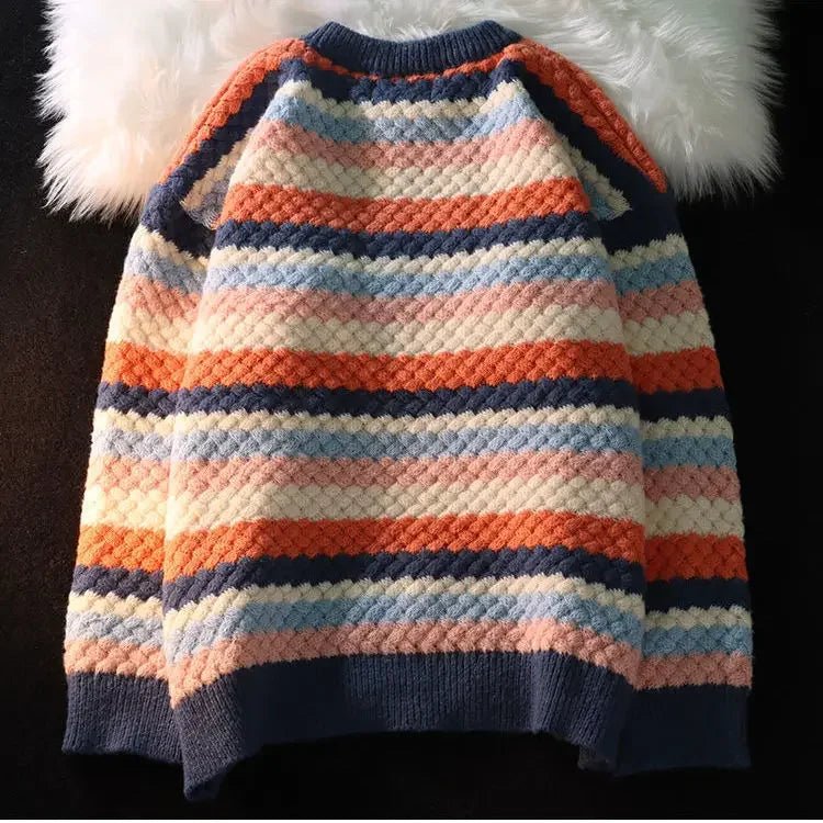 Pull en Laine Rayé Vintage - Louise Vintage