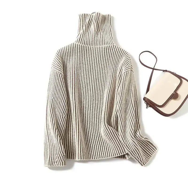 Pull Large Vintage Beige - Louise Vintage