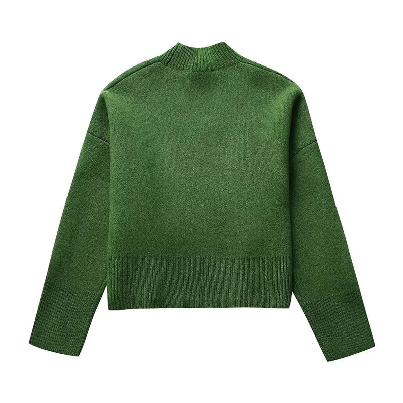 Pull Large Vintage Vert - Louise Vintage