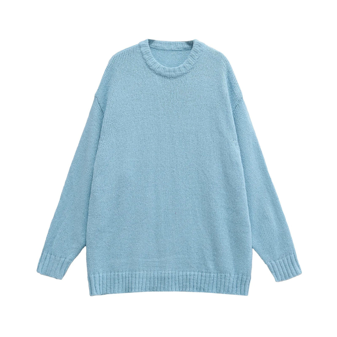 Pull Oversize Vintage Bleu Ciel - Louise Vintage