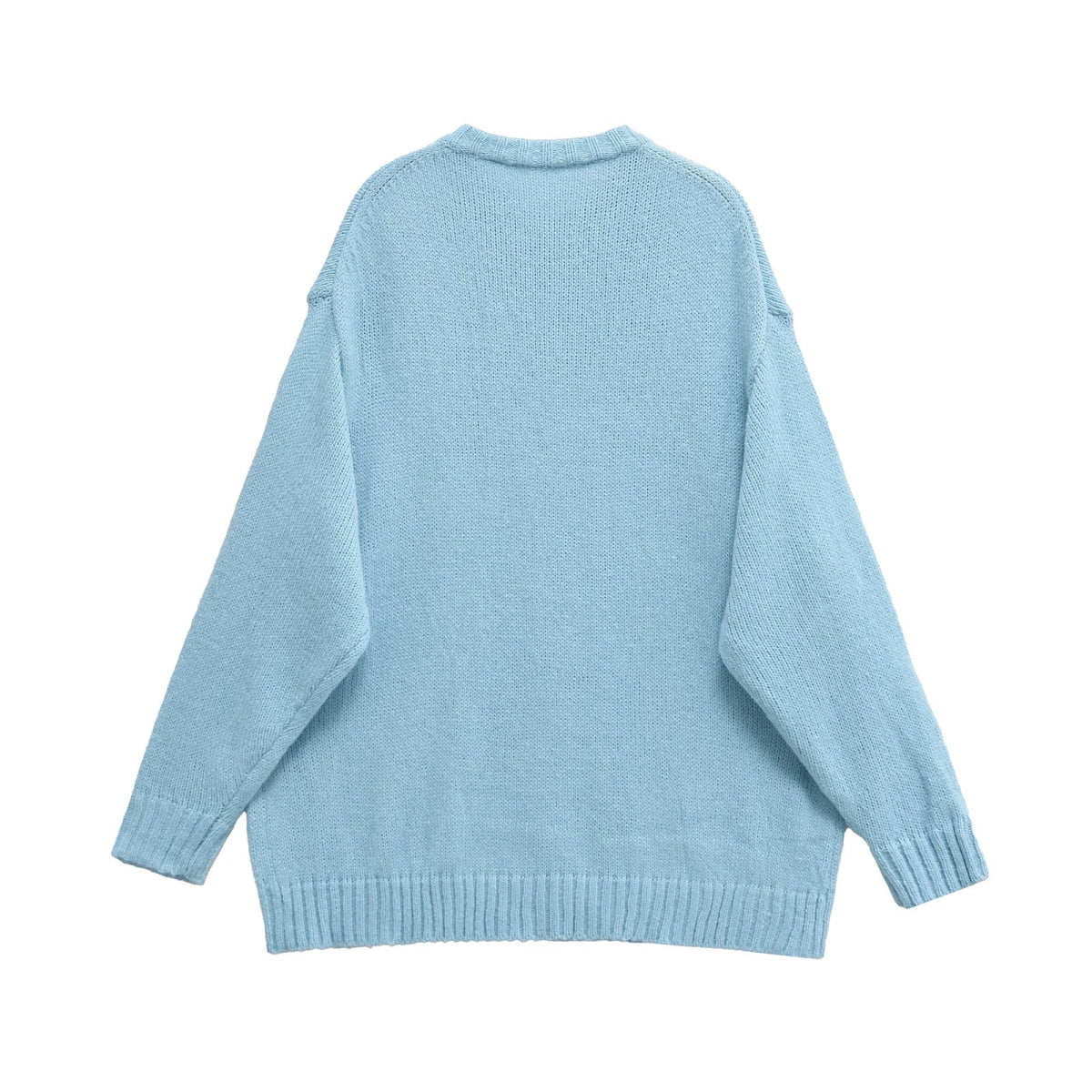 Pull Oversize Vintage Bleu Ciel - Louise Vintage