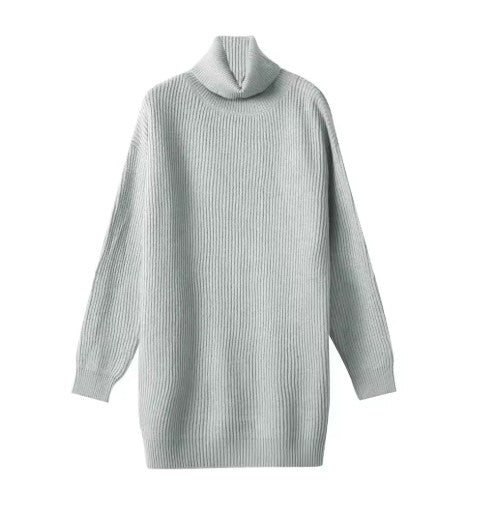 Pull Oversize Vintage Gris Clair - Louise Vintage