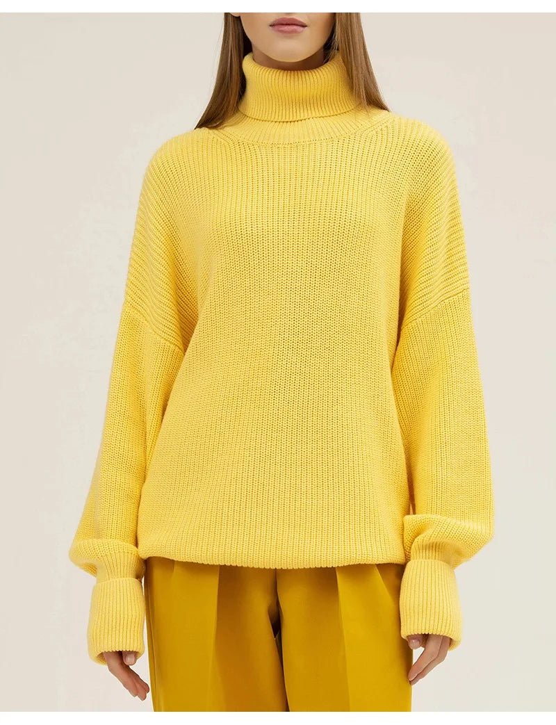Pull Oversize Vintage Jaune - Louise Vintage
