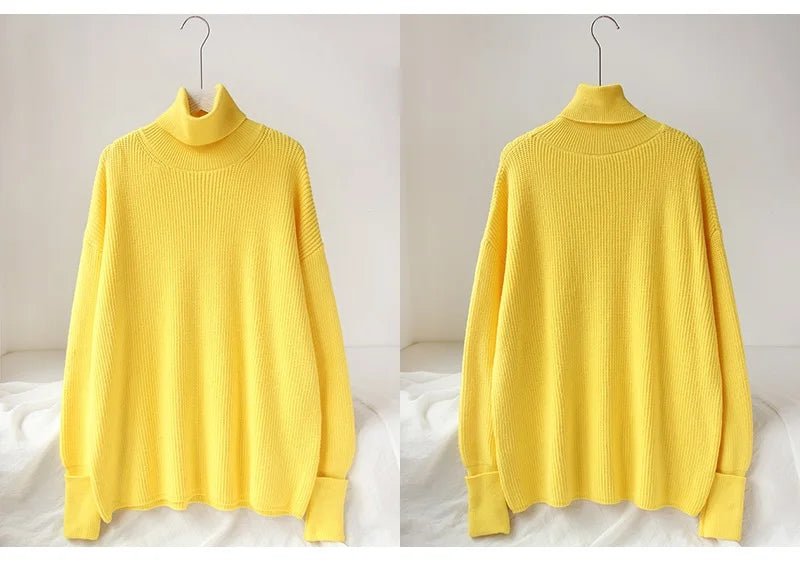Pull Oversize Vintage Jaune - Louise Vintage